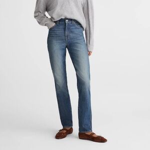 Madewell Women's The Perfect Vintage Straight Leg Jeans in Blue